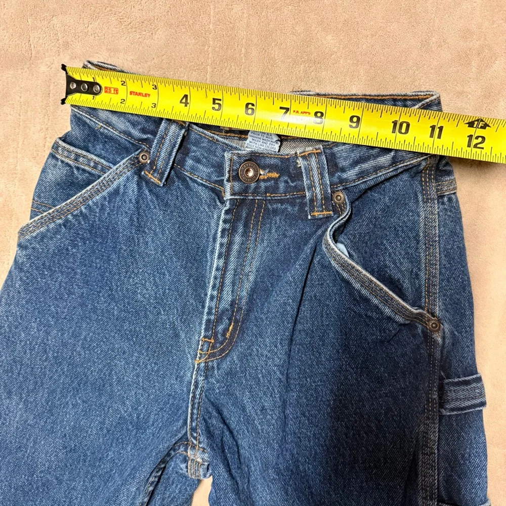 Boys Vintage Old Navy Painter's Jeans Size 8 Blue